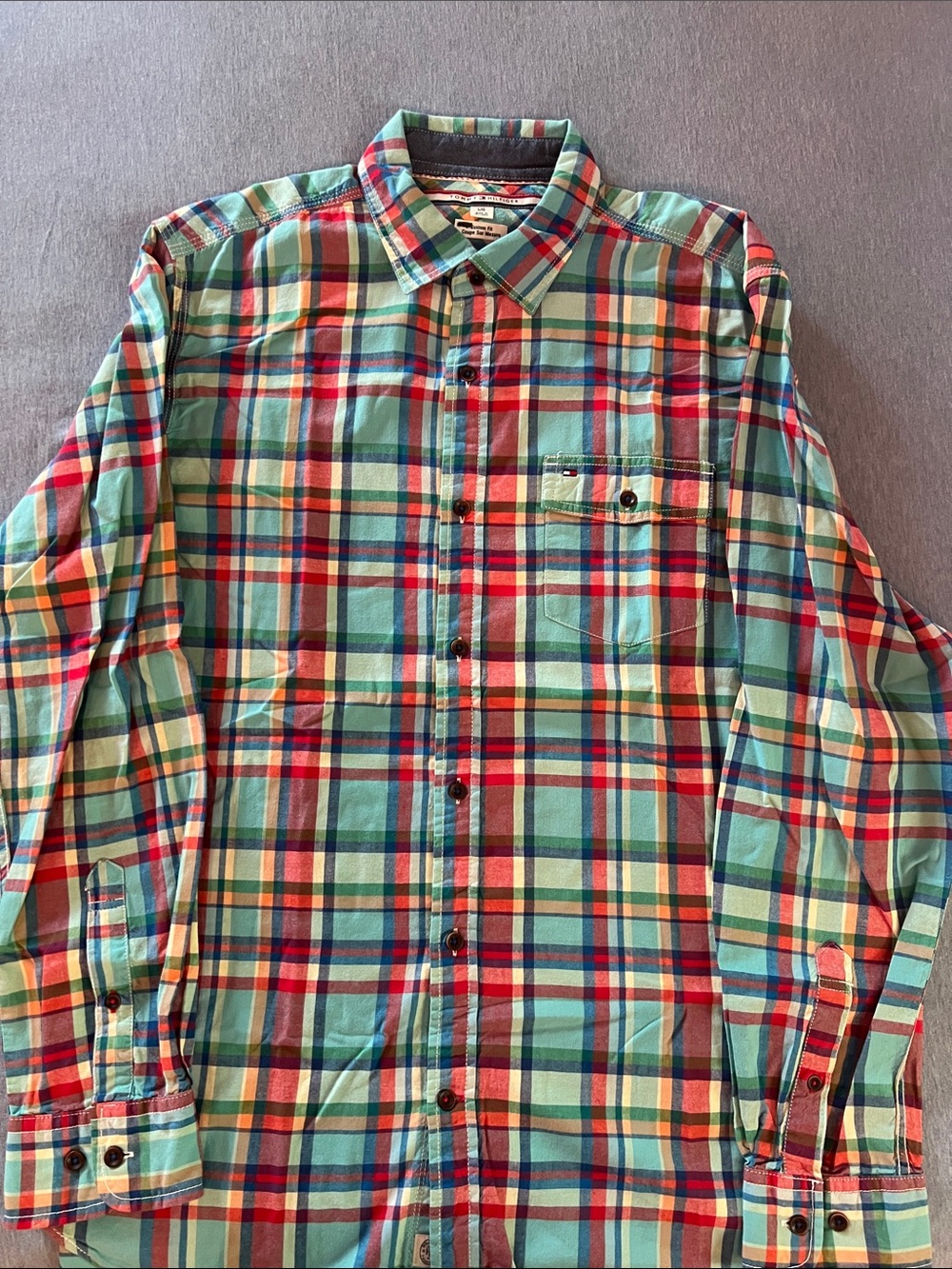 Tommy Hilfiger Multicolor Plaid Button-Down Shirt
